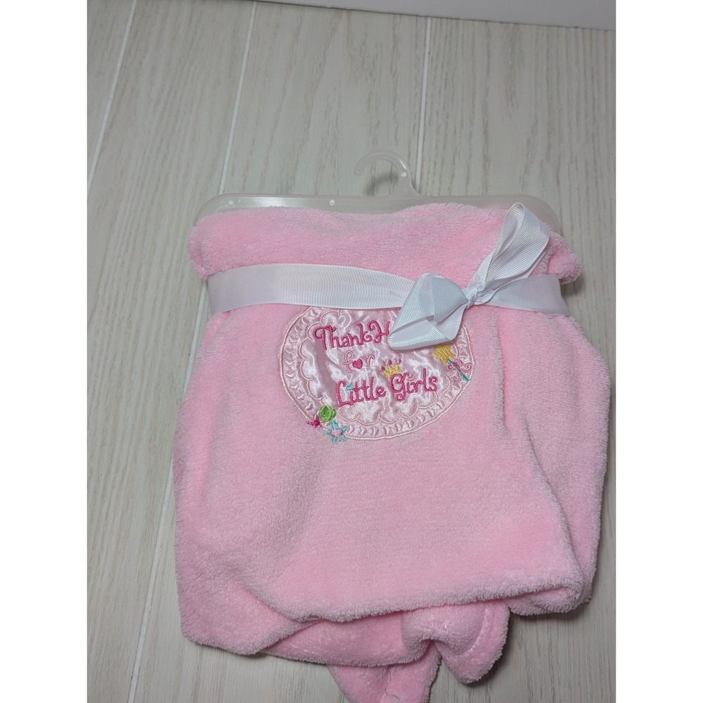 Baby Starters Pink Plush Baby Blanket Thank Heaven Little Girls‎ tiara wand 2013